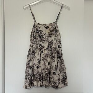 Kimchi Blue Knit Tank in Black and Cream